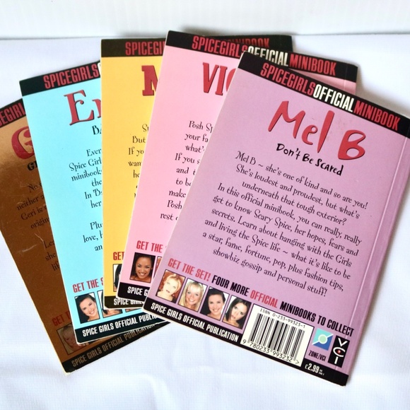 Vintage Spice Girls Mini Books - Complete set of 5 - Picture 8 of 8